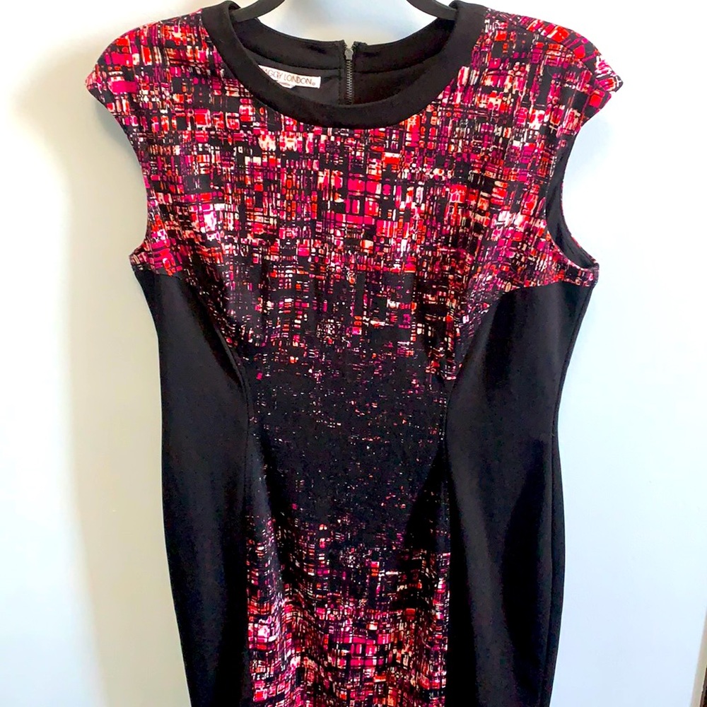 Maggy London Pink/Orange Dress